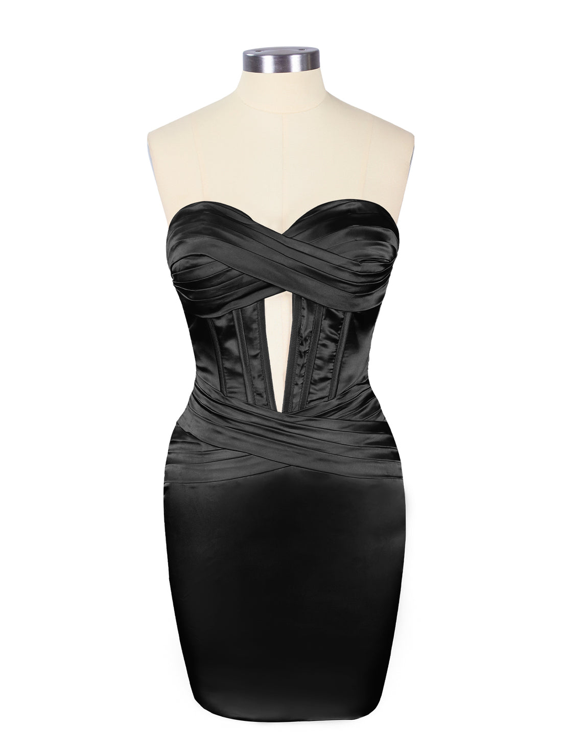 Sweetheart Corset Cutout Mini Dress 