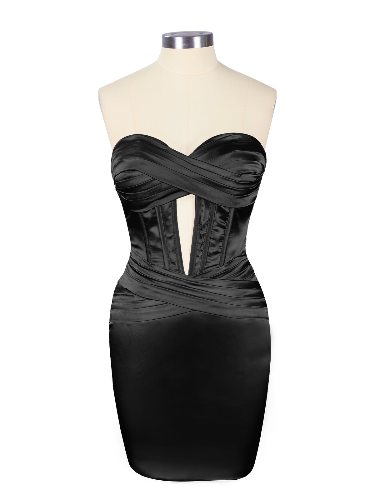 Sweetheart Corset Cutout Mini Dress 