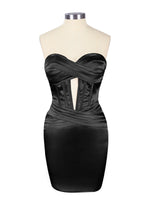 Sweetheart Corset Cutout Mini Dress 