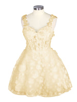 Sweetheart 3D Flower Wedding Dress 
