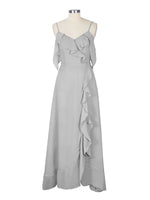 Flowy Spaghetti Bridesmaid Dress 