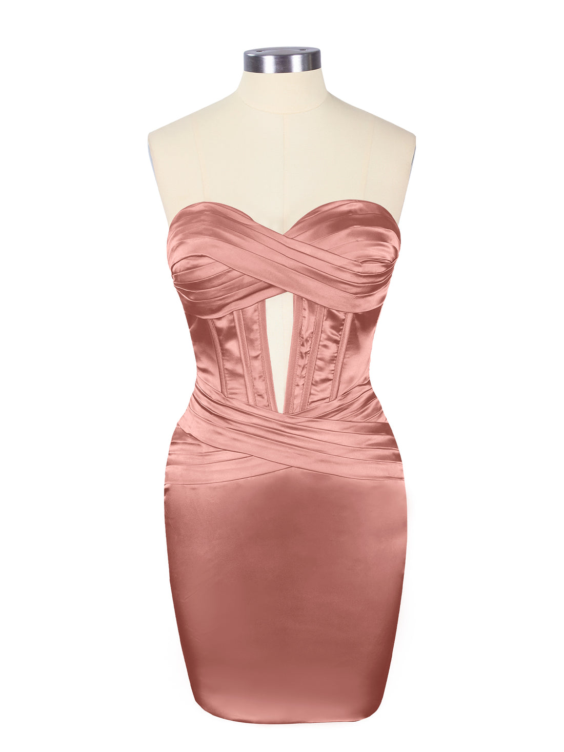 Sweetheart Corset Cutout Mini Dress 