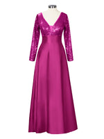 Long Sleeveless Sequin Prom Dress 