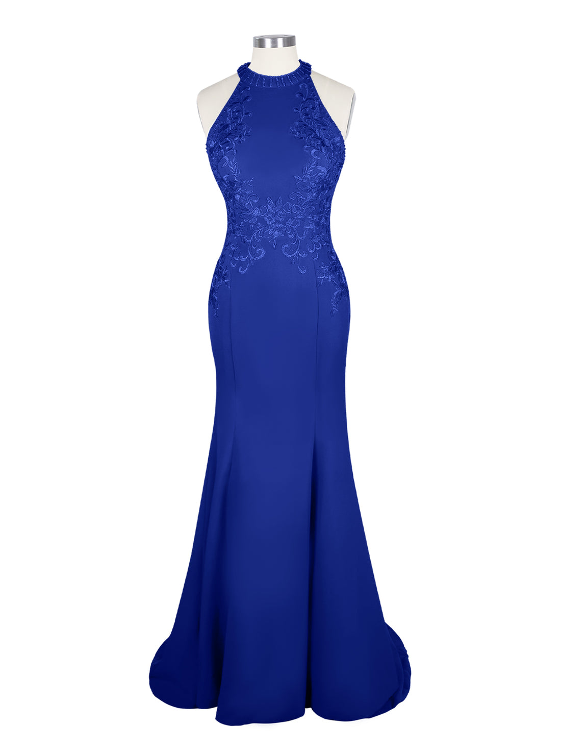 Halter Neckline Trumpet Dress 