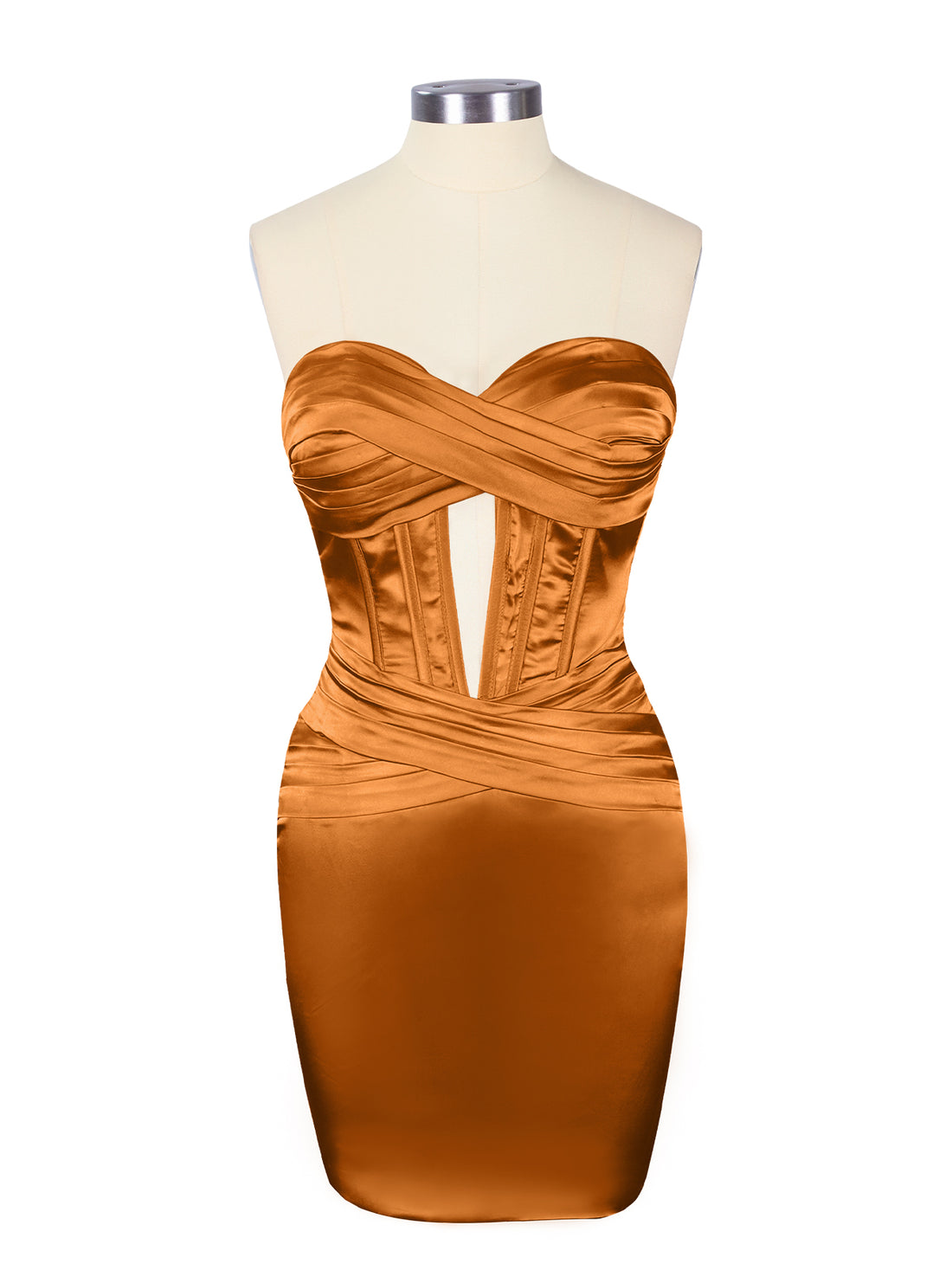 Sweetheart Corset Cutout Mini Dress 