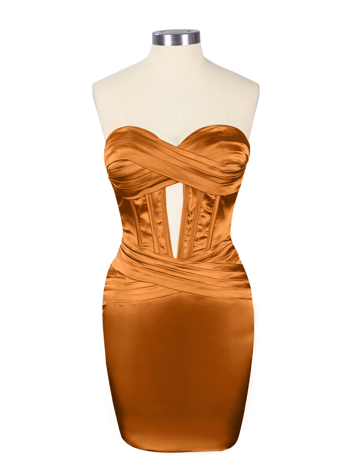 Sweetheart Corset Cutout Mini Dress 
