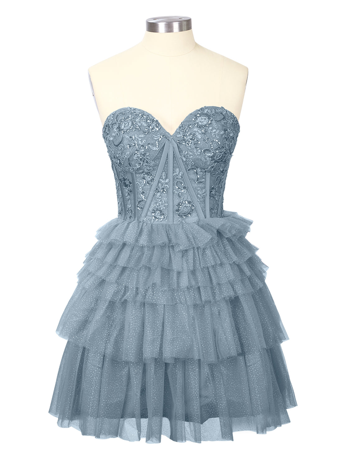 Sparkle Sweetheart Mini Gown Dress 