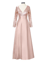 Long Sleeveless Sequin Prom Dress 