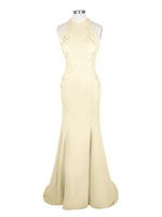 Halter Neckline Trumpet Dress 