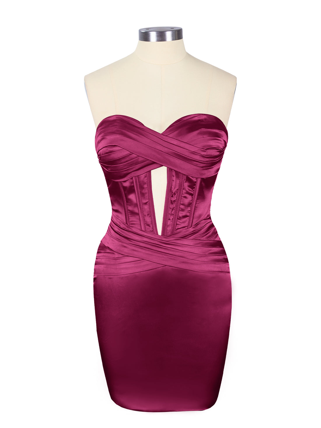 Sweetheart Corset Cutout Mini Dress 