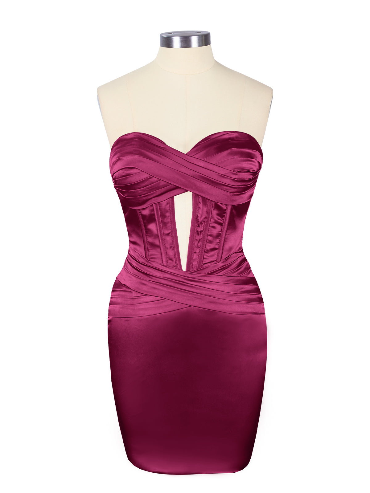 Sweetheart Corset Cutout Mini Dress 