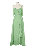 Flowy Spaghetti Bridesmaid Dress 