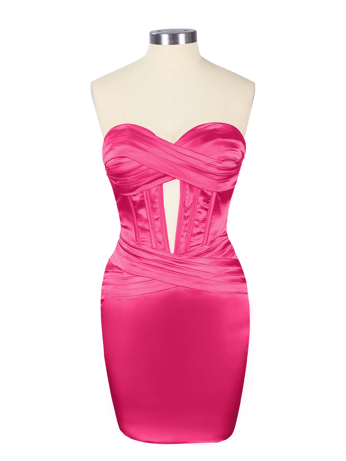 Sweetheart Corset Cutout Mini Dress 