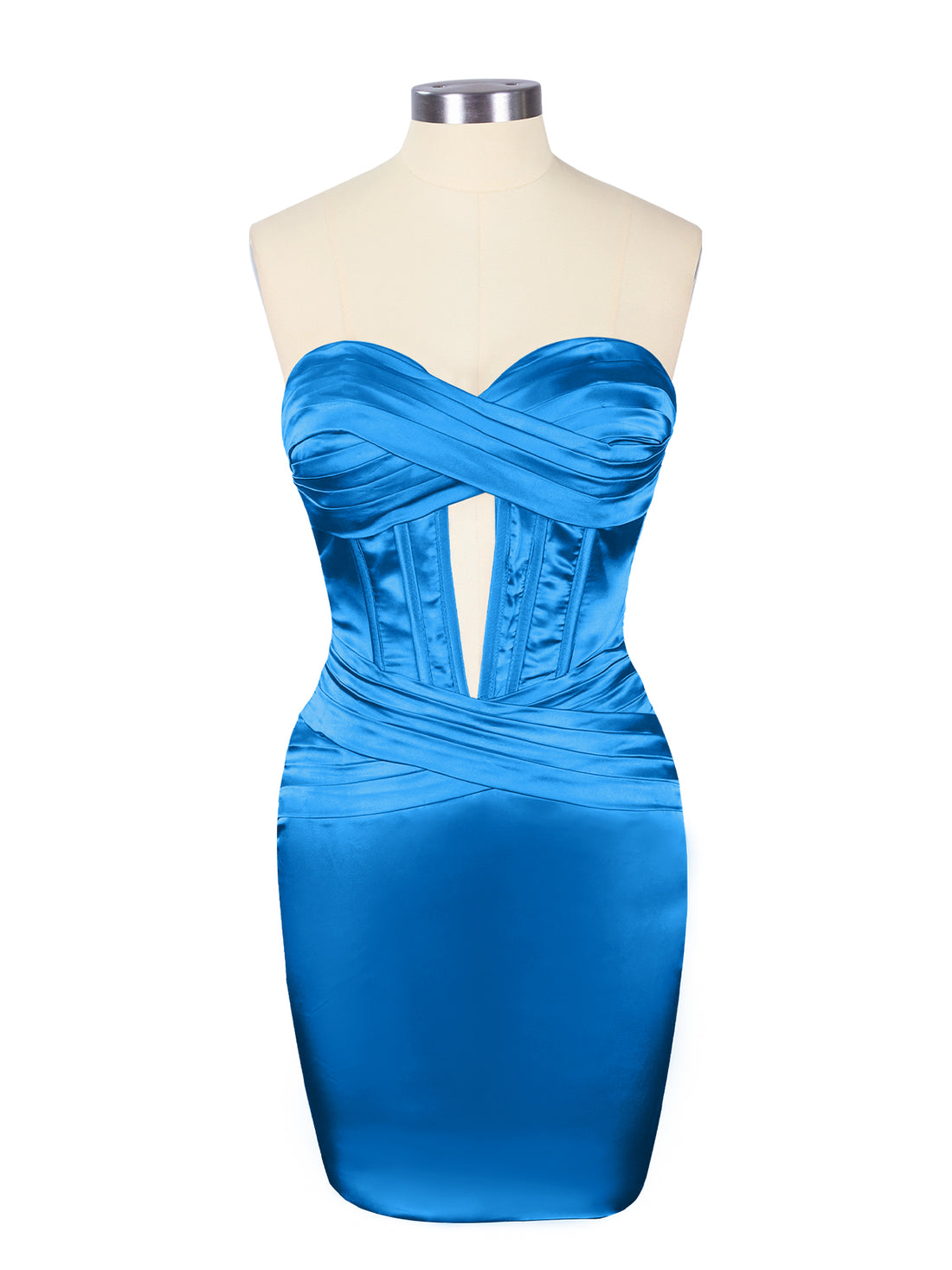 Sweetheart Corset Cutout Mini Dress 