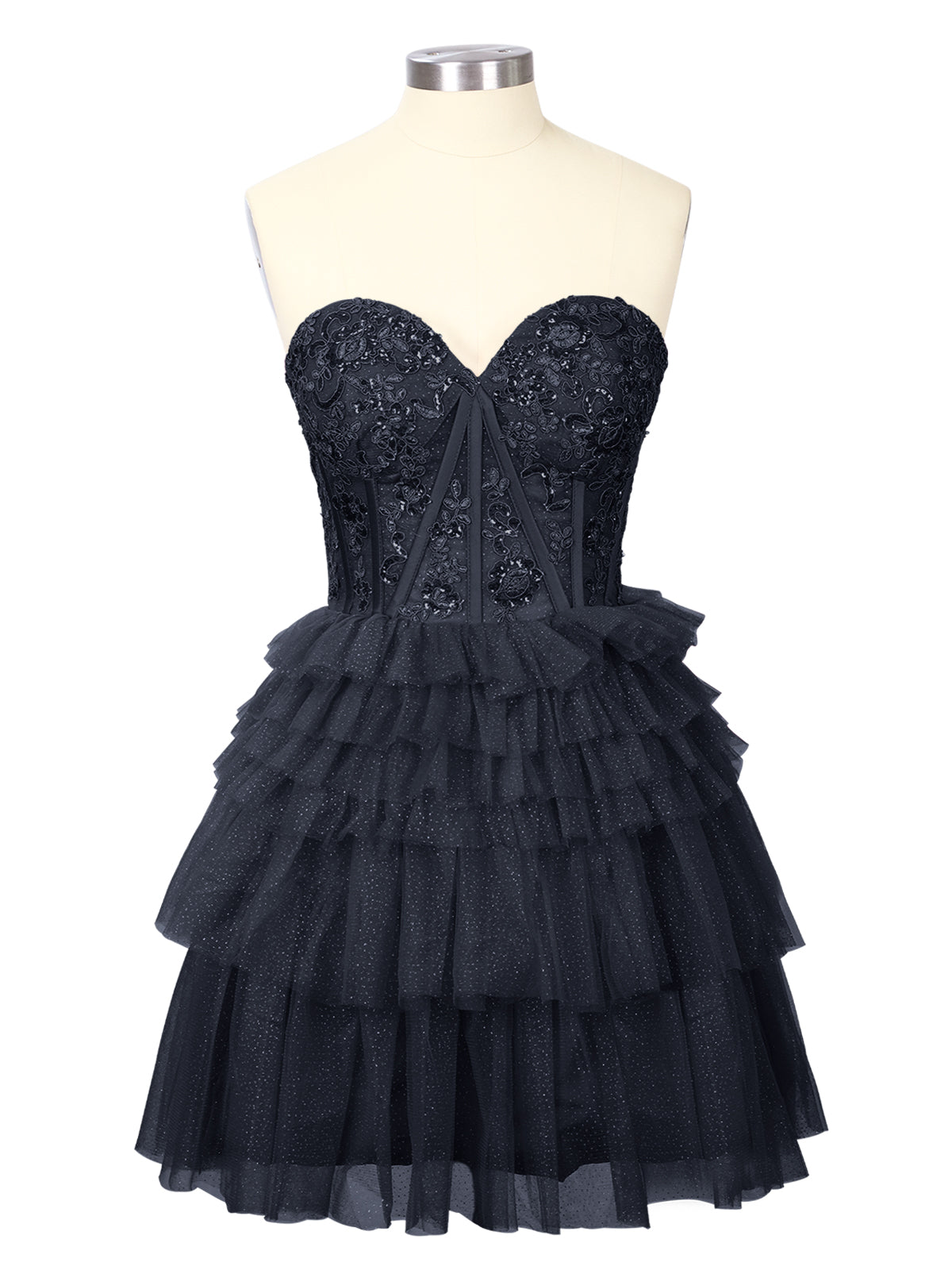 Sparkle Sweetheart Mini Gown Dress 