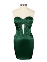 Sweetheart Corset Cutout Mini Dress 