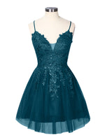 Applique Soft Tulle Mini Dress 
