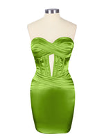 Sweetheart Corset Cutout Mini Dress 