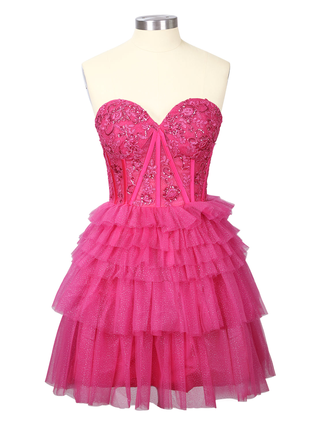 Sparkle Sweetheart Mini Gown Dress 