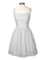 Sparkly Sequined A-line Mini Dress 