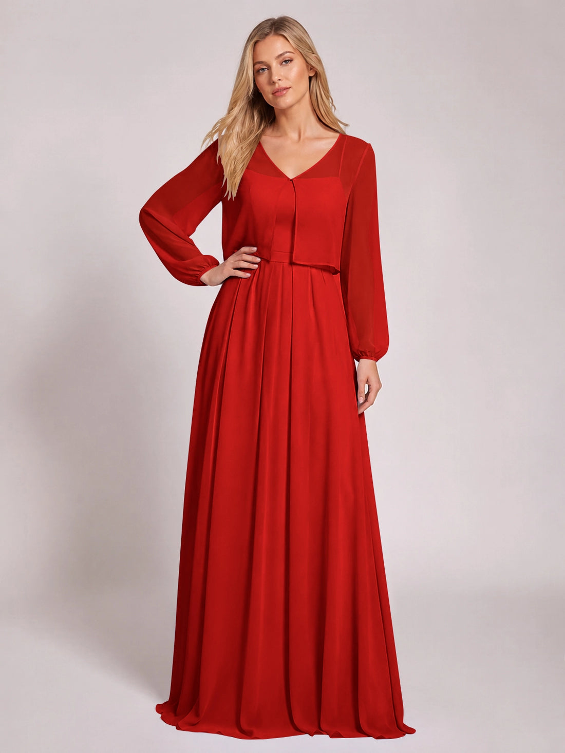 Two-Piece Square Neckline Bridesmaid Dress with Jacket