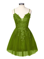 Applique Soft Tulle Mini Dress 