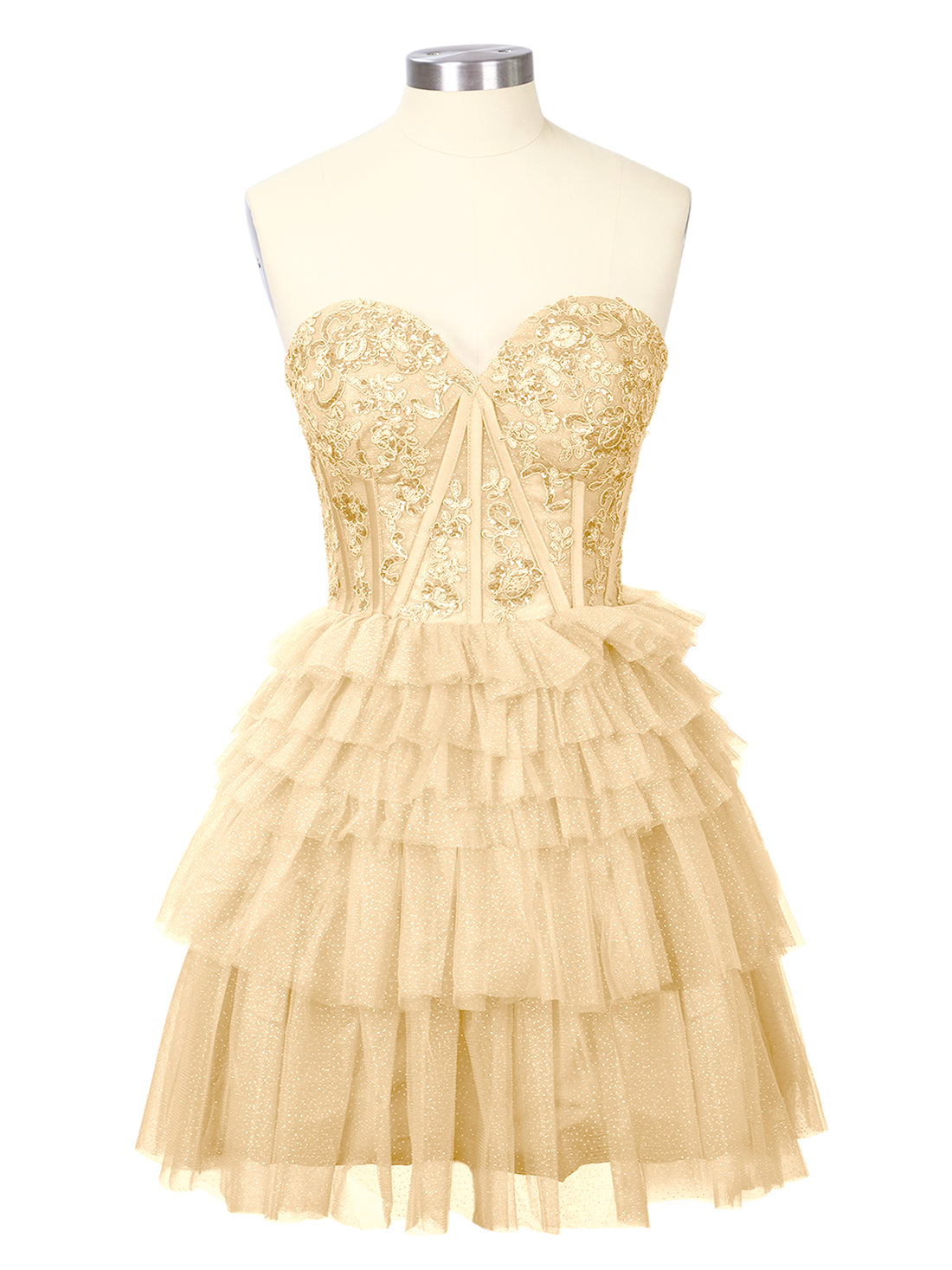 Sparkle Sweetheart Mini Gown Dress 