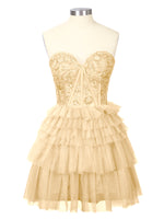 Sparkle Sweetheart Mini Gown Dress 