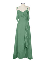 Flowy Spaghetti Bridesmaid Dress 