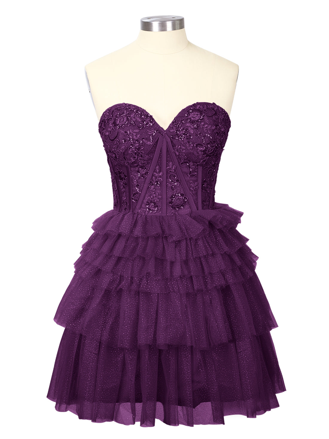 Sparkle Sweetheart Mini Gown Dress 