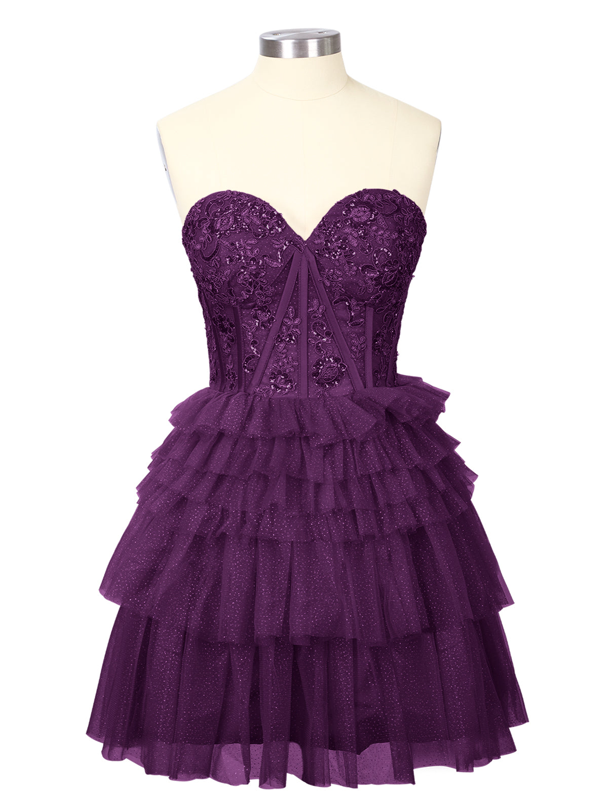 Sparkle Sweetheart Mini Gown Dress 
