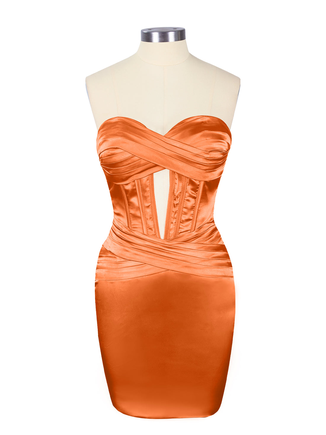 Sweetheart Corset Cutout Mini Dress 