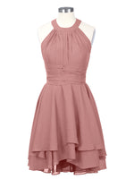 Halter Bridesmaid Dress 
