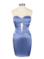 Sweetheart Corset Cutout Mini Dress 
