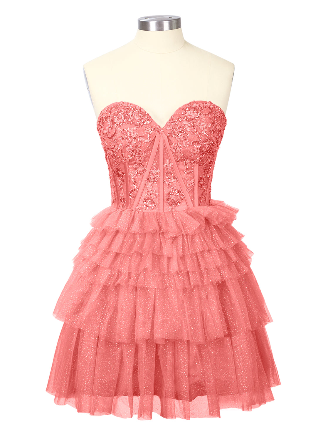 Sparkle Sweetheart Mini Gown Dress 