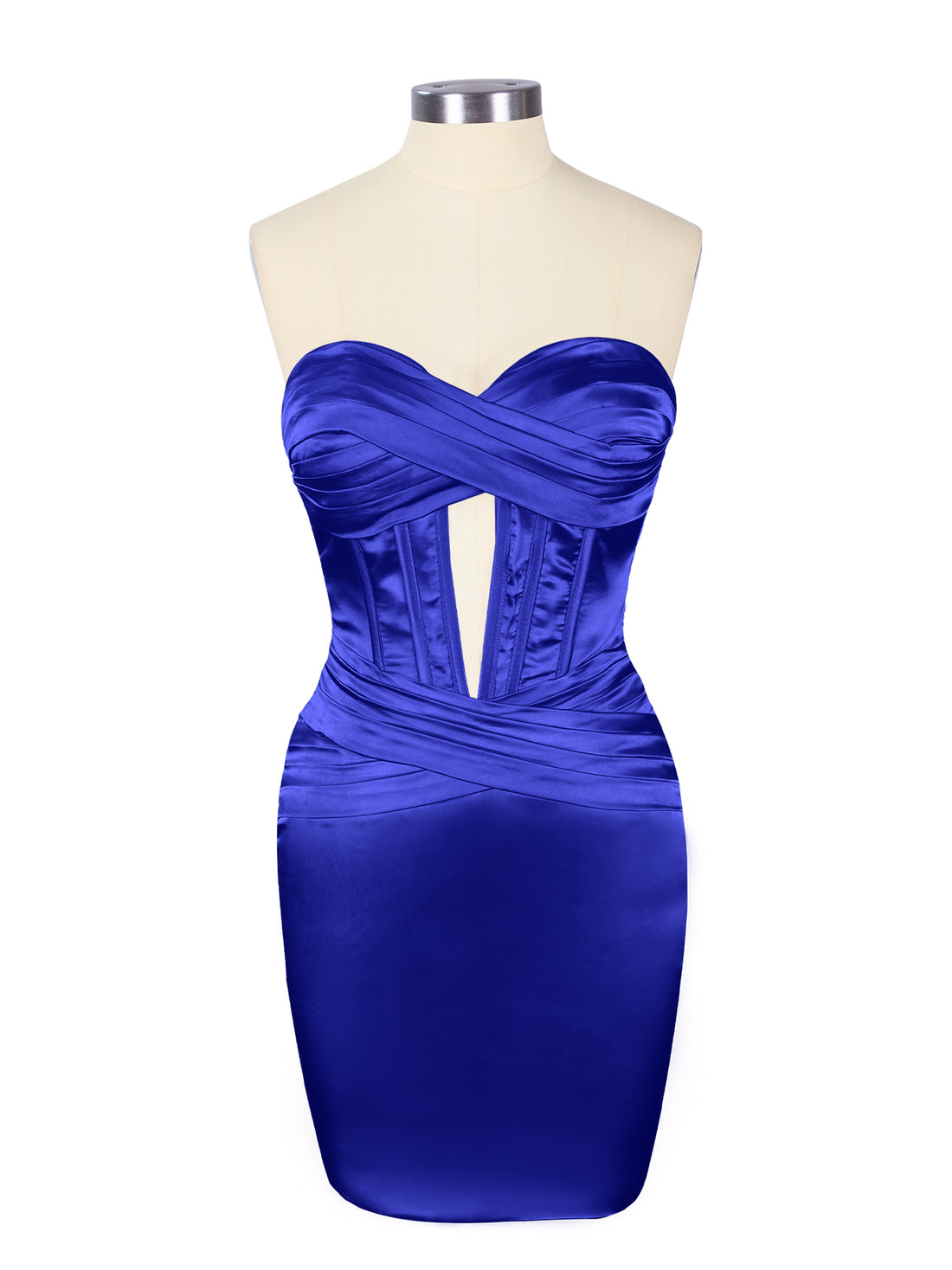 Sweetheart Corset Cutout Mini Dress 