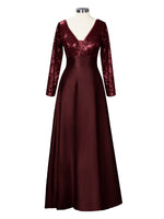 Long Sleeveless Sequin Prom Dress 