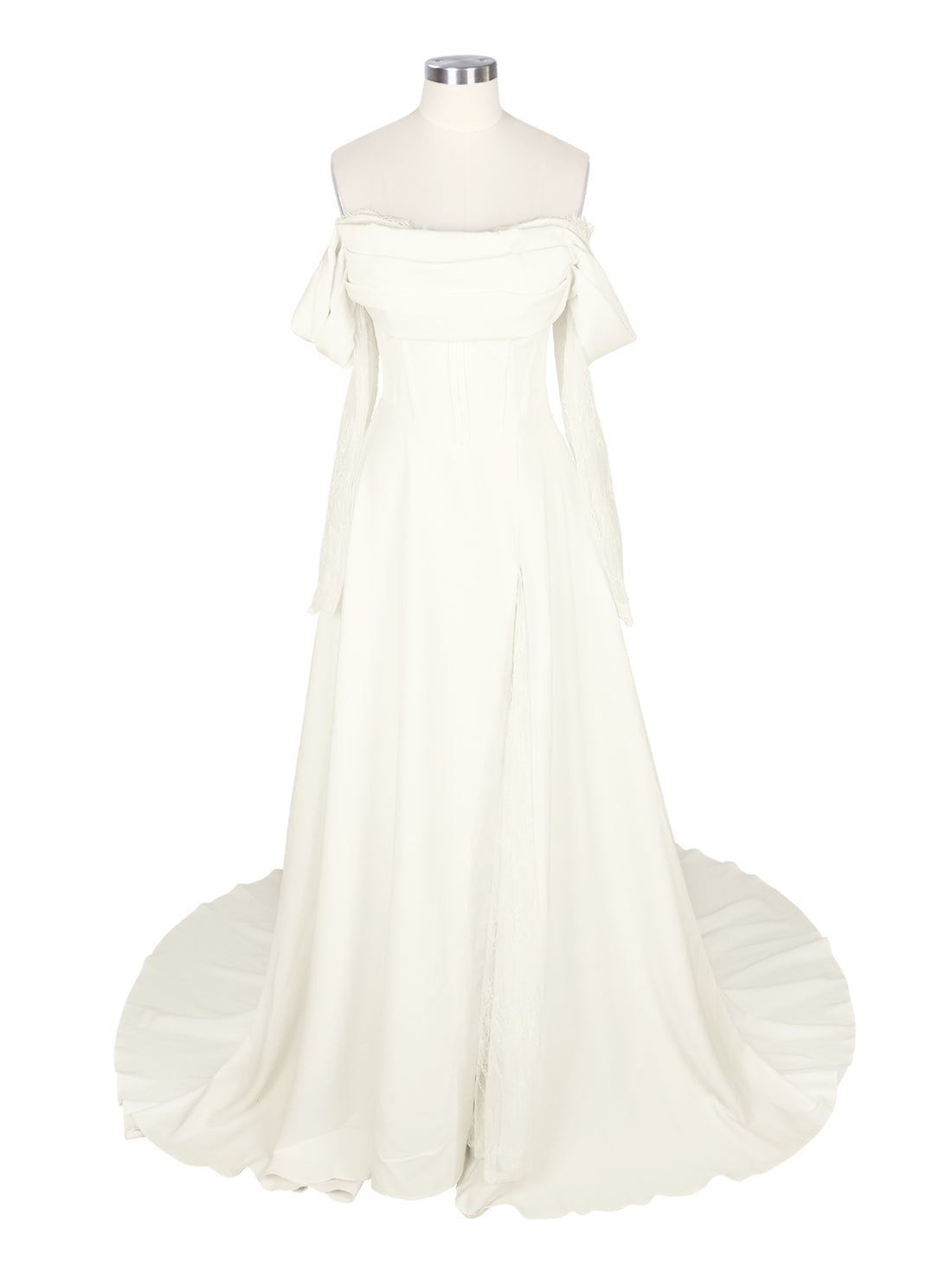 Lace Long Sleeves Wedding Dress 