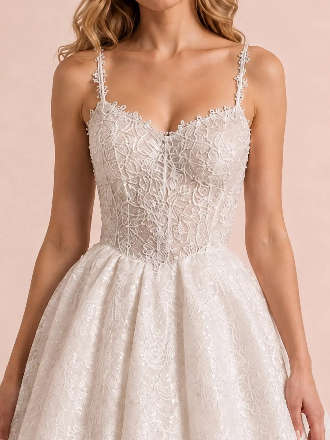 Spaghetti Straps Mother of the Bride Dress with Appliques