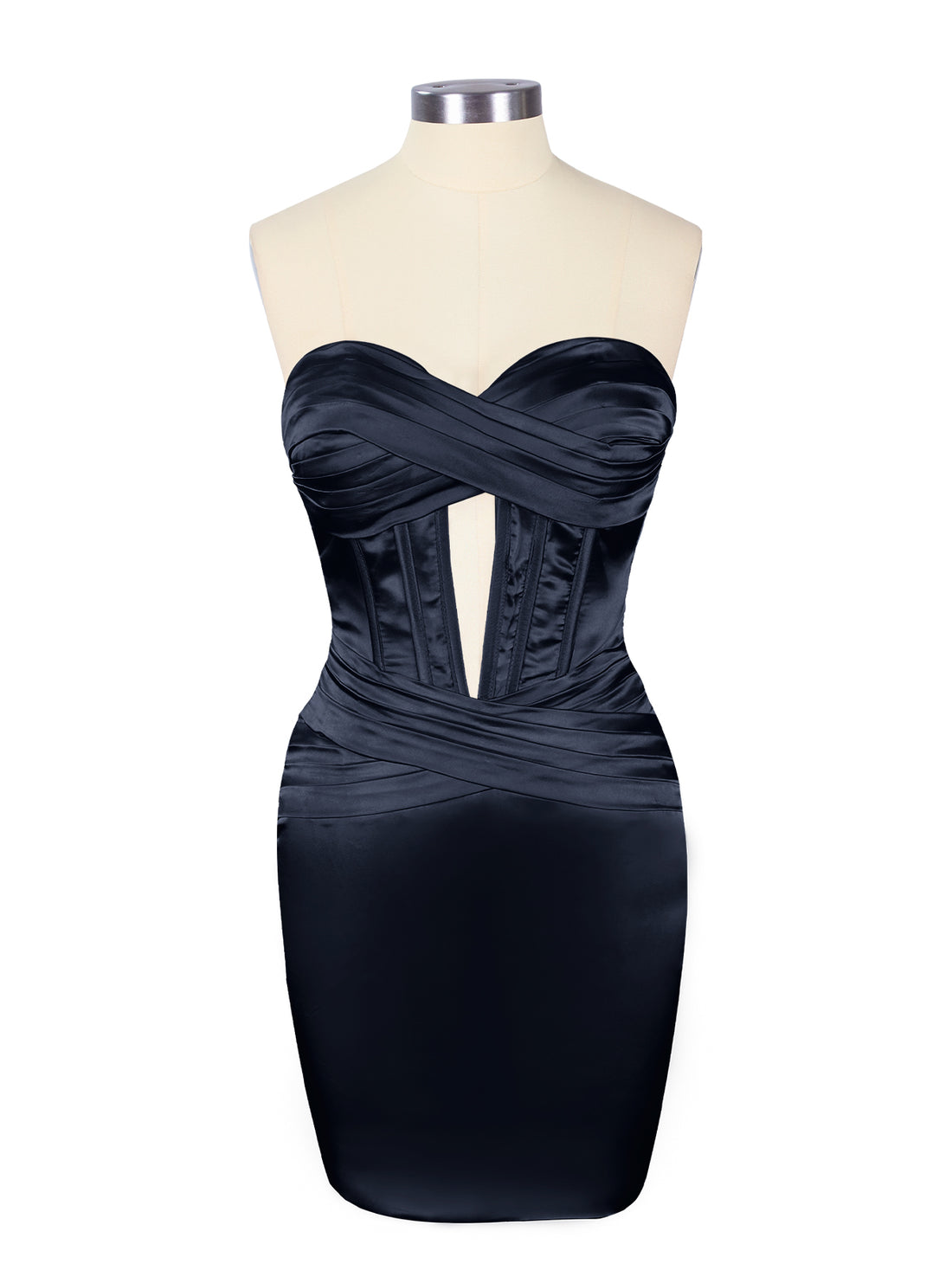 Sweetheart Corset Cutout Mini Dress 