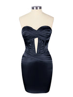 Sweetheart Corset Cutout Mini Dress 