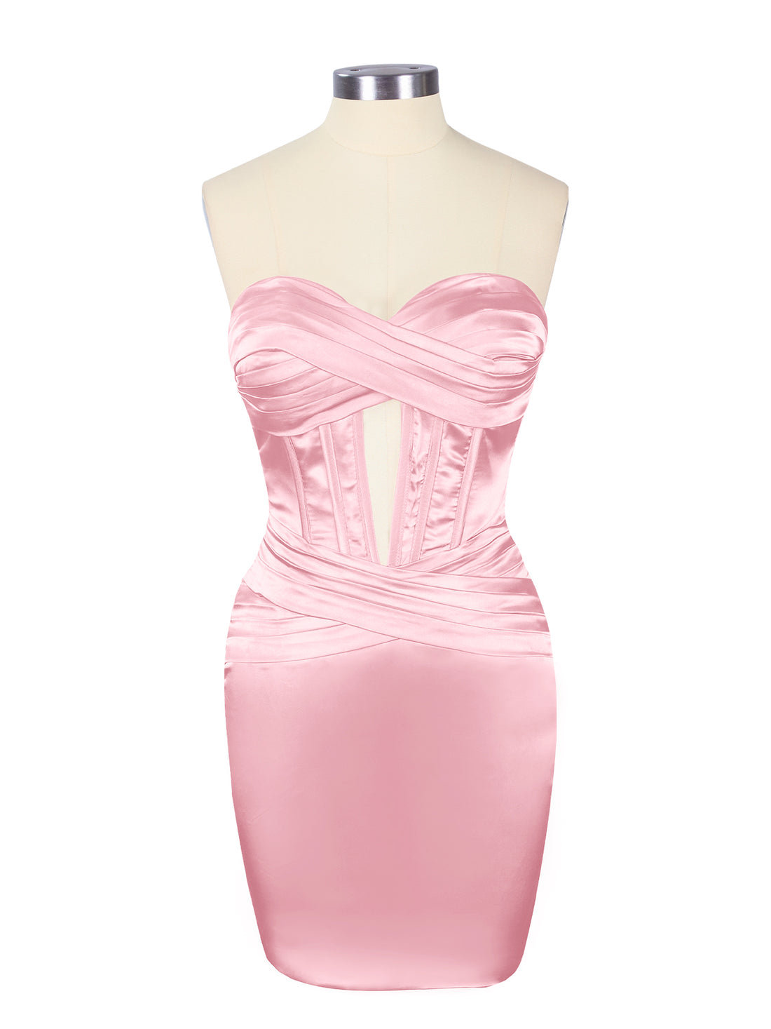 Sweetheart Corset Cutout Mini Dress 