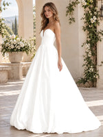 A-Line Wedding Dress with Ruched Bodice Detail