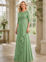 A-line Chiffon Mother of the Bride Dress