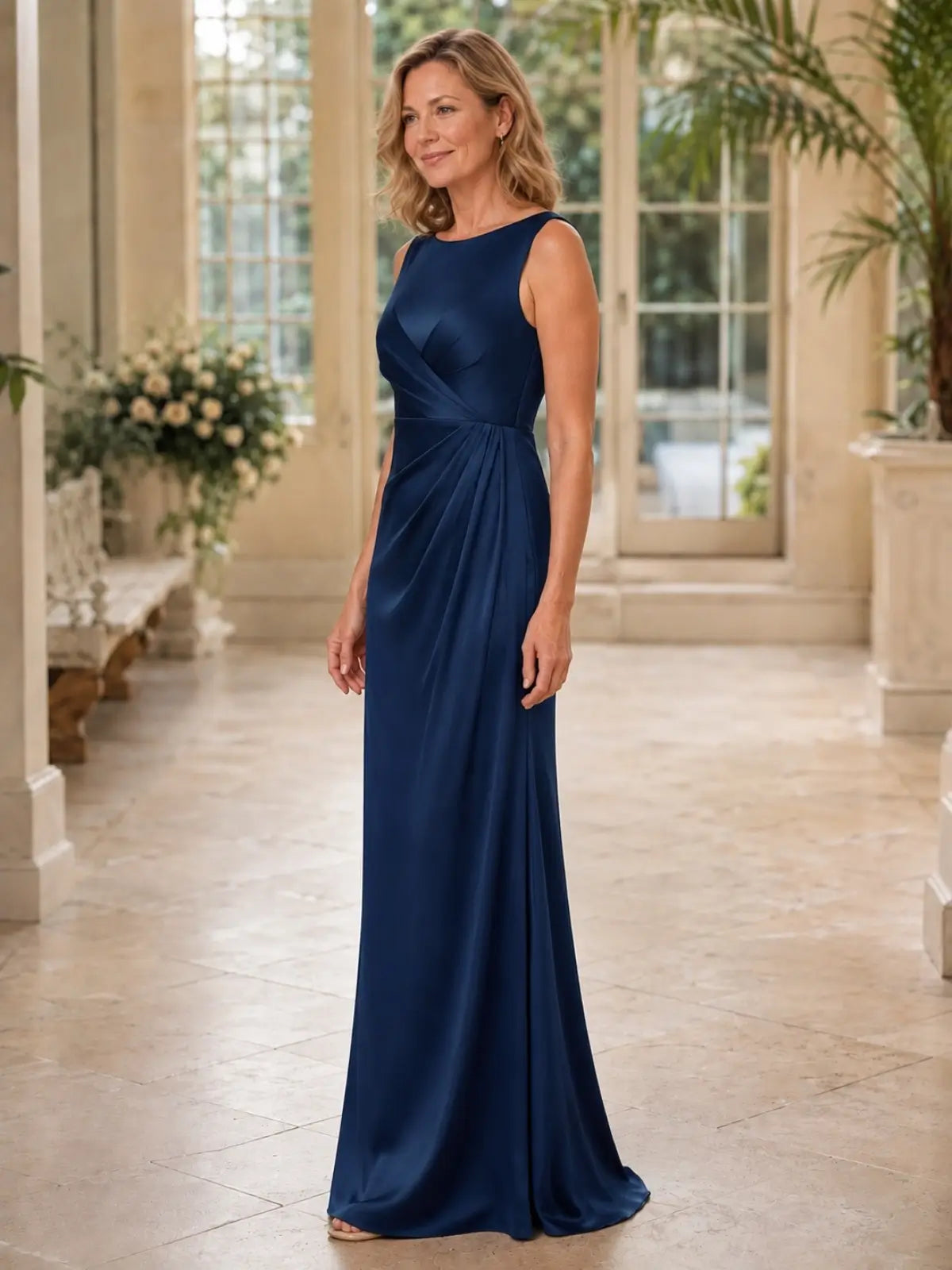Elegant Sheath Mother of the Bride Dress