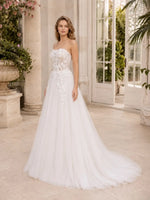 A-Line Wedding Dress with Corset Bodice