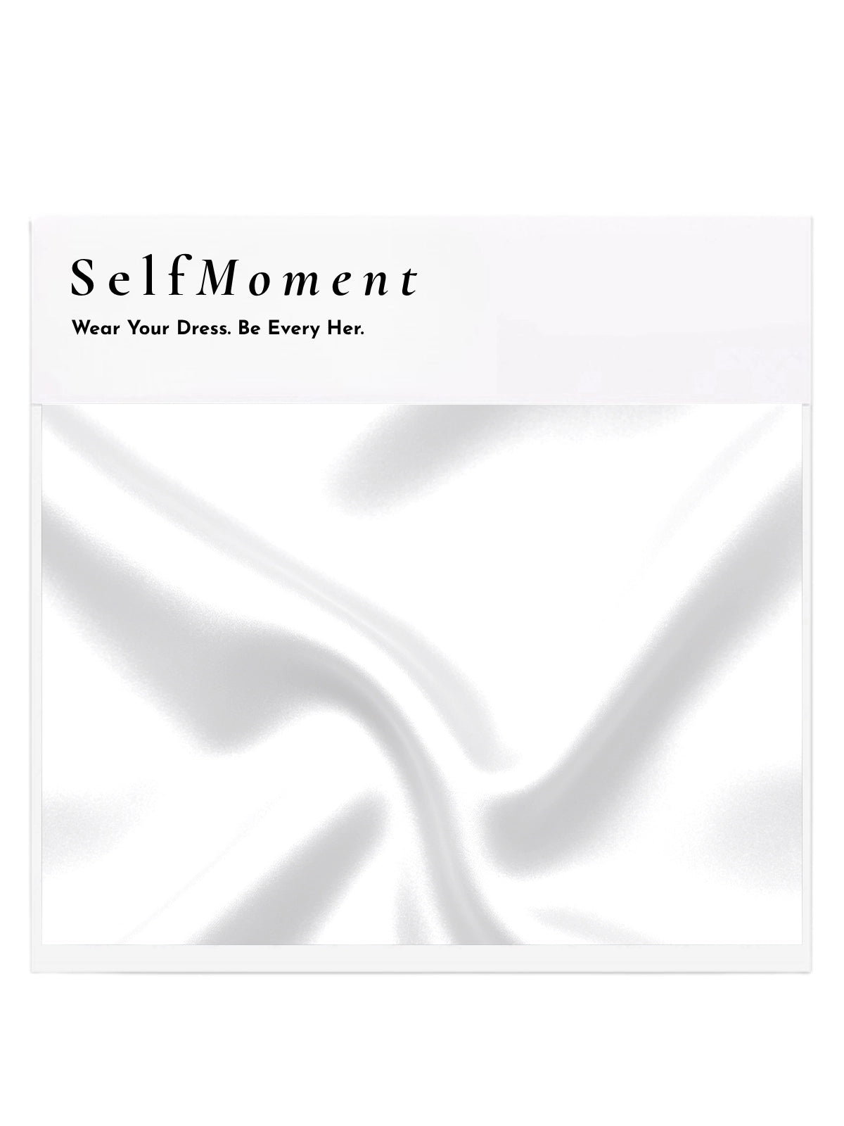 Muestra de tela similar a la seda de SelfMoment