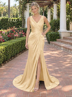 Slit Sheath Prom Dress 