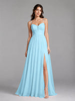 A-Line Bridesmaid Dress with Spaghetti Straps