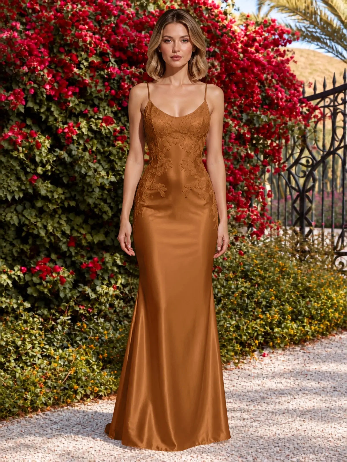 Mermaid Prom Dress with Sequin Appliques 